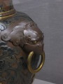 Meiji Era Vase (1892): handle detail